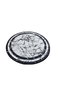 Conceptum Marmor DJT Alfombra de 140 cm Blanco y Negro